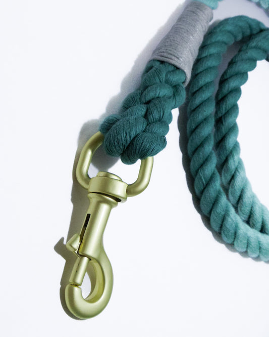 100% Cotton Leash|Green