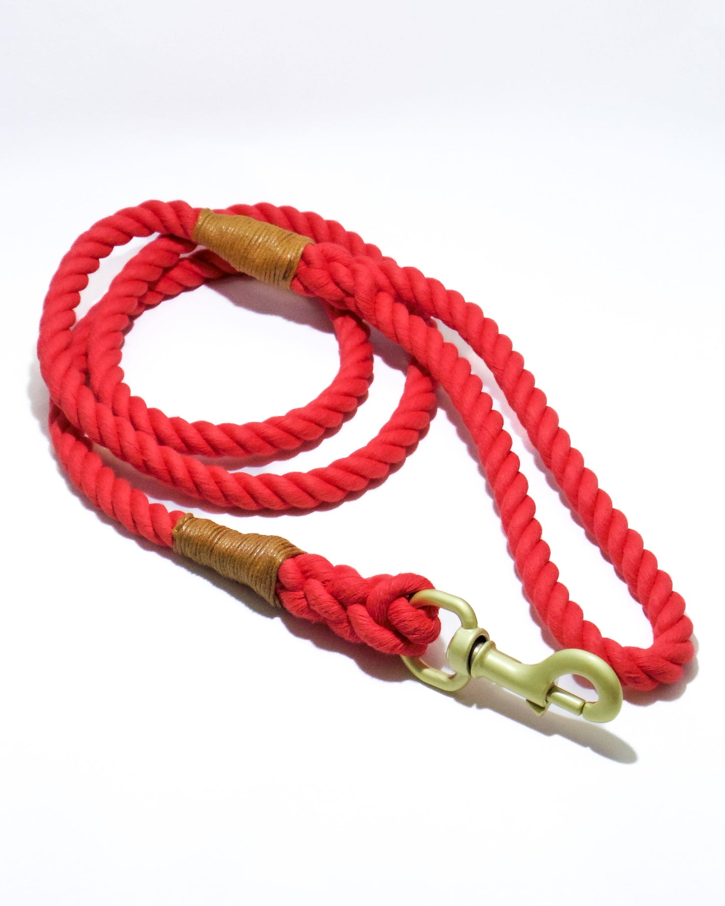 100% Cotton Leash｜Red