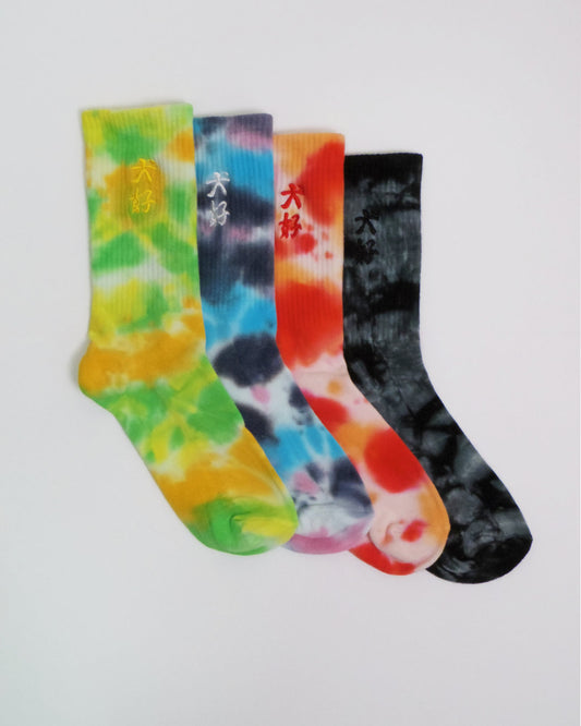Shishuu Socks｜Tie-Dye 犬好